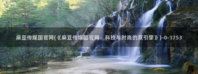 麻豆视频演员文案